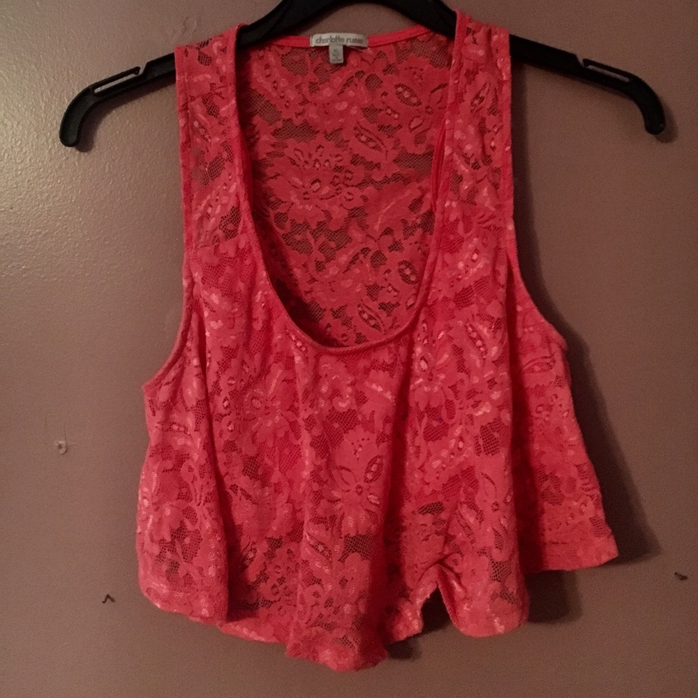 Lace crop top